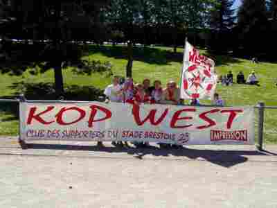 Les supporters du Kop West ont fait beaucoup de bruit !!!