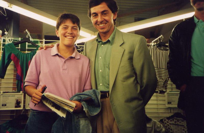Les 2 Gigi : Angélique Le Bras (Huguen) et Alain Giresse