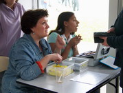 Natacha et Tatiana aux tickets